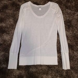 White long sleeve shirt from the loft